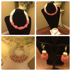 Classic handcrafted jewelry set